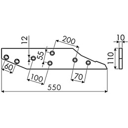 CONTRE SEP ARRIERE GAUCHE ORIGINE KUHN 279053