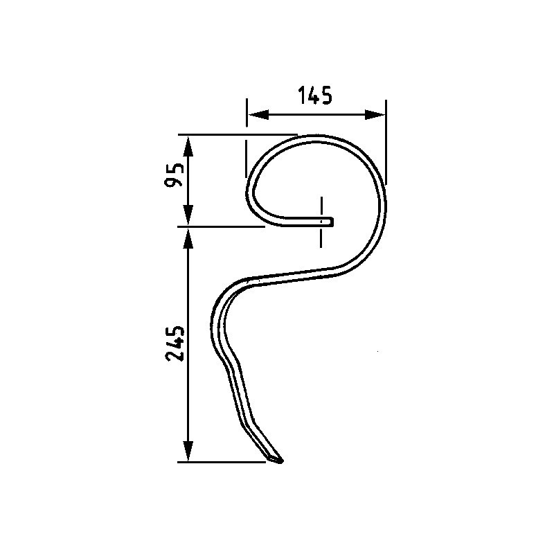 DENT VIBREX 25X8 ORIGINE RAU