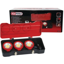 PROJECTEUR LEDS 3W COFFRET DE 3 PIECES KS TOOLS