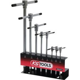 CLES MALES 6 PANS A POIGNEE EN T PRESENTOIR DE 9 CLES KS TOOLS
