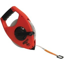 QUINTUPLE DECAMETRE BI-MATIERE RUBAN FIBRE DE VERRE 50 METRES KS TOOLS