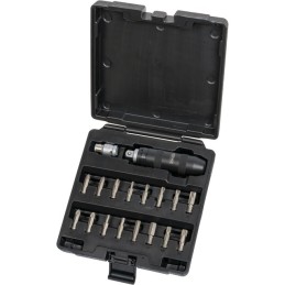 TOURNEVIS A FRAPPER ET EMBOUTS COFFRET DE 18 PIECES KS TOOLS