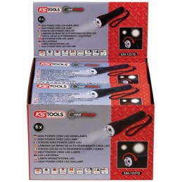 Présentoir 6 lampes cree led avec focus