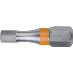 EMBOUTS DE VISSAGE A CODE COULEUR 6 PANS 5 MM LG 25 MM BOITE DE 5 KS TOOLS