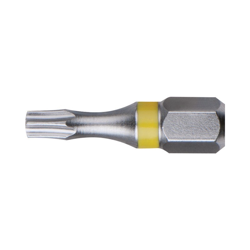 EMBOUTS DE VISSAGE A CODE COULEUR TORX T30 LG 25 MM BOITE DE 5 KS TOOLS