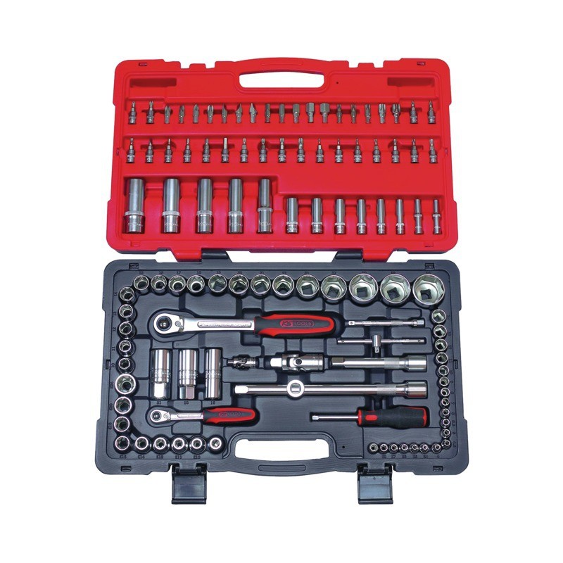 DOUILLES ET ACCESSOIRES ULTIMATE 1/4" ET 1/2" COFFRET DE 111 PIECES