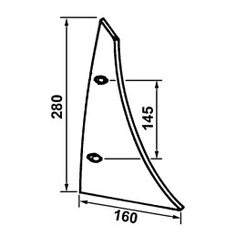 ETRAVE GAUCHE ORIGINE KVERNELAND 073251R