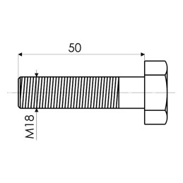 VIS 6 PANS 18X50 10.9 PBH18/25 KVERNELAND MALETTI