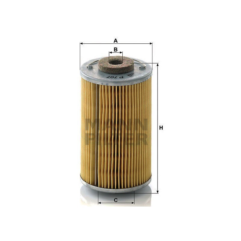 FILTRE A CARBURANT P707X