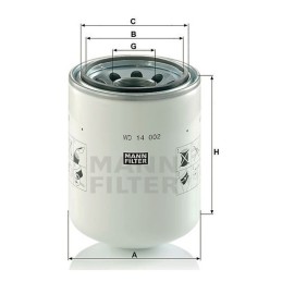 FILTRE A HUILE WD14002