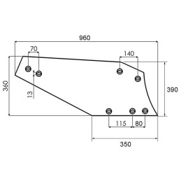 VERSOIR C31A G. ACIER BORE OR.NAUD
