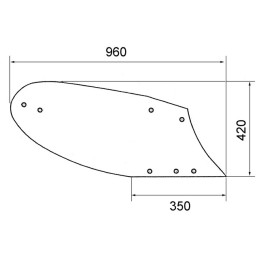 VERSOIR H55A D. ACIER BORE OR.NAUD