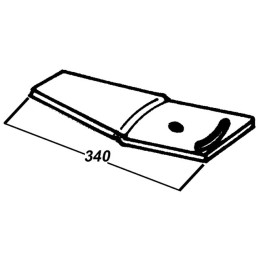 RALLONGE GRAND MODELE G. 03080115G OR.NAUD