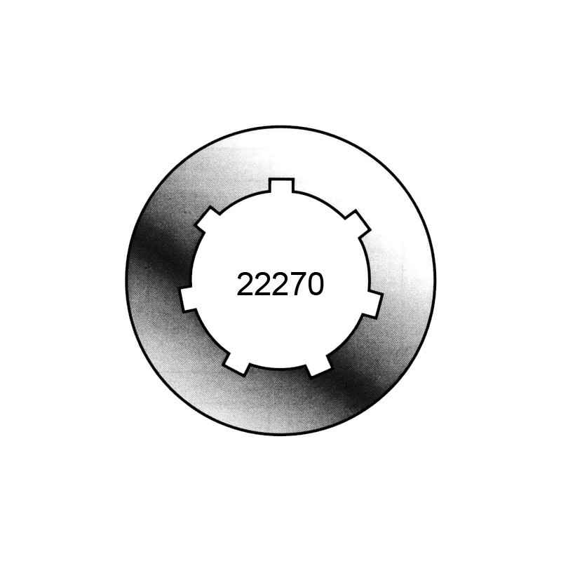 Bague standard 7 404 7 dents