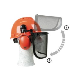 CASQUE FORESTIER À VISIÈRE GRILLAGÉE YUKON OREGON