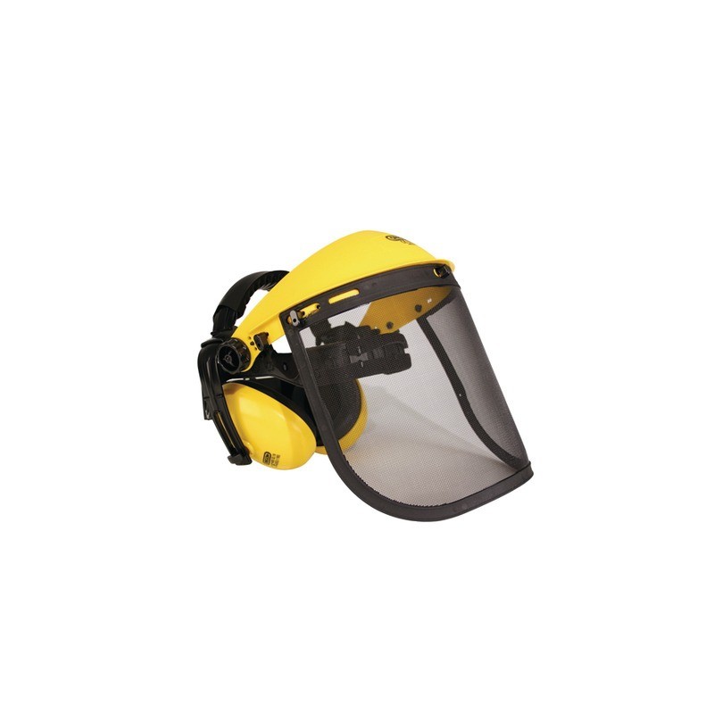 VISIÈRE GRILLAGÉE + CASQUE ANTI-BRUIT OREGON