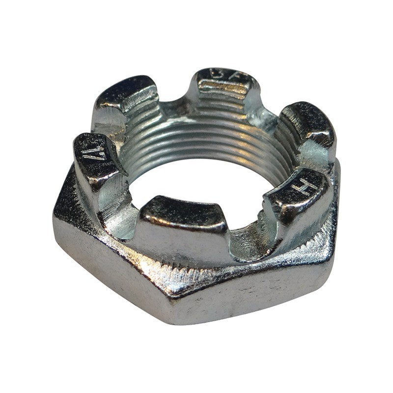 ECROU CRENEAUX M24X1,5 DIN937- 8.8 RABE