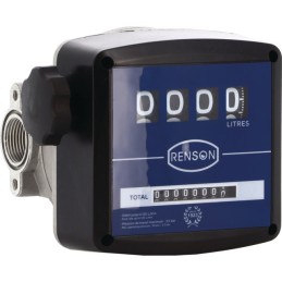 COMPTEUR MECANIQUE 4 CHIFFRES 20 à 120L/MIN RENSON