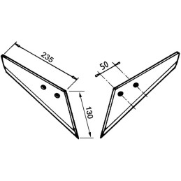 SOC A AILE L420M DROIT POLYMAG RAU-SICAM