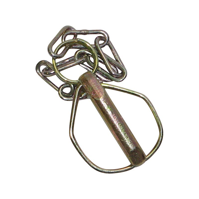 GOUPILLE CLIPS DE SECURITE 12X52 MM + CHAINE RUBIG