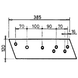 CONTRE SEP DROIT COURT TYPE VOGEL & NOOT PK803401