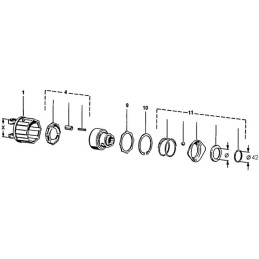 Kit 108 verrouillage rapide à billes 1"3/8-6&21can