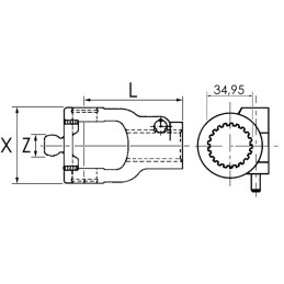 MACHOIRE GA 80° 1"3/8 21C CR36X89/32X106 VR