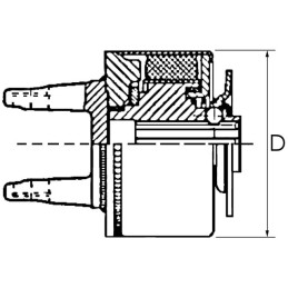 Limiteur élastique diamètre 140 k65/2 croisillon 32x76