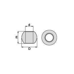 Rotule inferieure cat.1/1 diamètre 22.1 mm Walterscheid