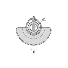 Cône de guidage cat.2 diamètre 28 Walter