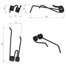 DENT DE FANEUSE DROITE A CROCHET SIP 401000100B