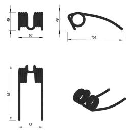 DENT DE PICK UP AIR 5,8MM SIP 30111212