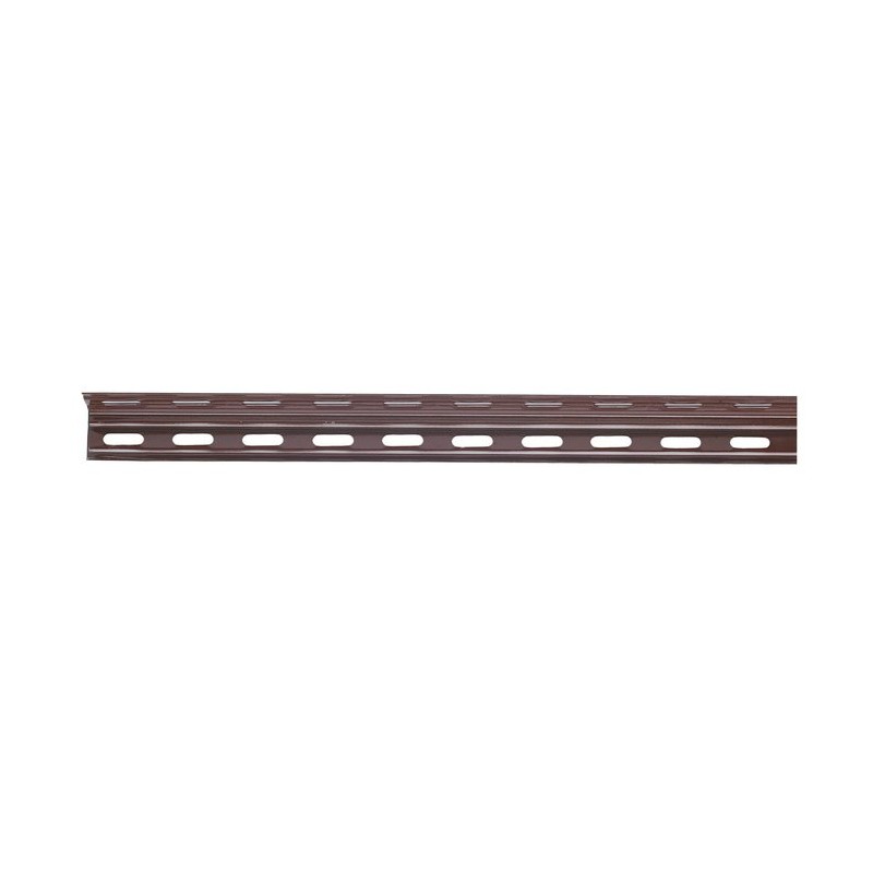 Cornière nervurée Plum - 30 x 30 mm - Marron - Longueur 2 m