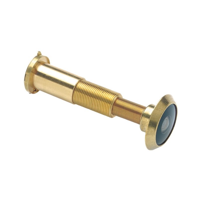 Judas optique laiton Vizer Socona - Pour porte de 37 à 62 mm - Doré
