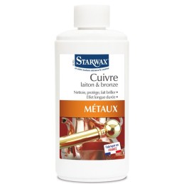 Nettoyant cuivre, laiton et bronze Starwax - Flacon 250 ml