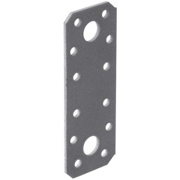 Platine galvanisée d'assemblage Alberts - Hauteur 40 mm - Largeur 180 mm