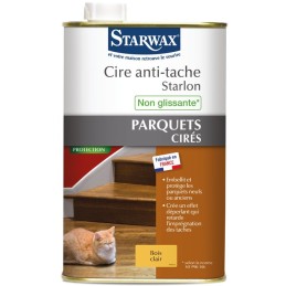 Cire anti-tâche Starlon Starwax - Liquide 1 l - Bois clair
