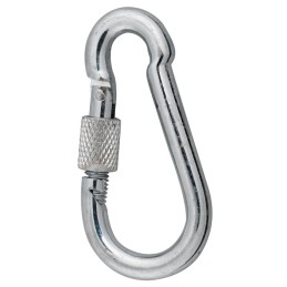 Mousqueton de pompier à vis Chapuis - Longueur 80 mm - Diamètre 8 mm - Vendu par 1