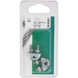Serre-câble à étrier Chapuis - Etrier acier - Diamètre Câble 5 mm - Vendu par 2