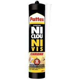 Mastic fixation surpuissant Pattex - Intérieur - Cartouche 380 g