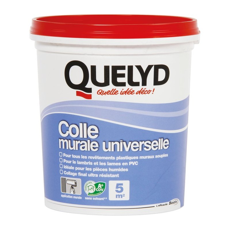 Colle pour revetement mural souple