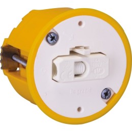 Boîte à encastrer pour luminaire Batibox Legrand - Boîte cloison sèche - Boîte + fiche pour applique