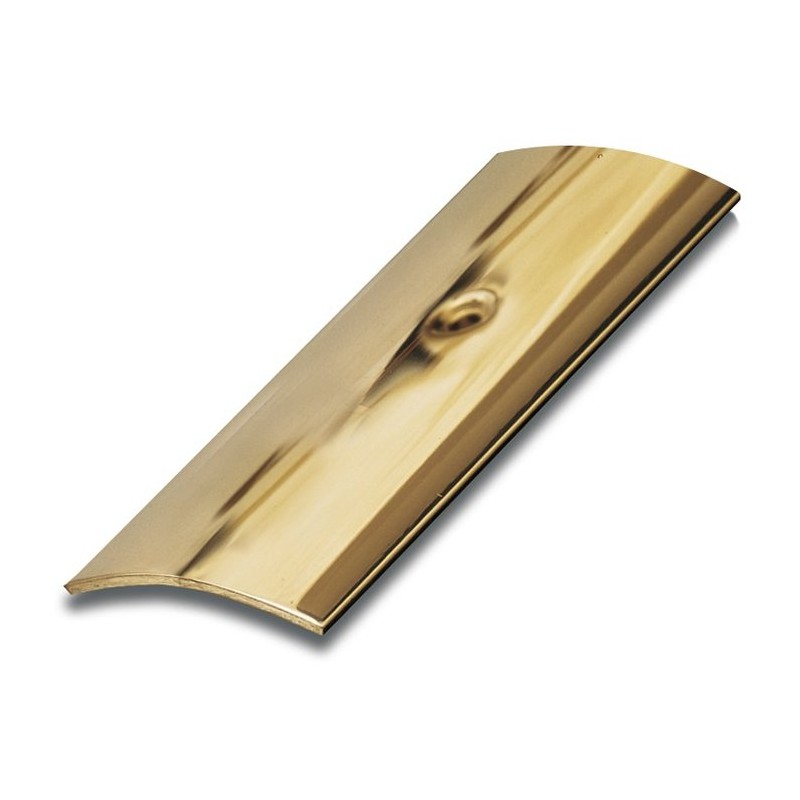 Bande de seuil à visser laiton poli Dinac - Longueur 73 cm - Largeur 30 mm