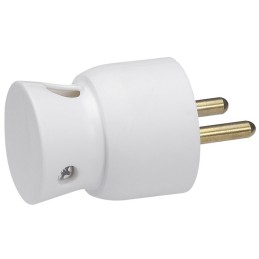 Fiches plastique 2P+T 16 A Legrand - Mâle - Sortie du câble par le dessous