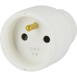 Fiches plastique 2P+T 16 A Legrand - Femelle - Sortie du câble par l'arrière