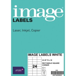 Étiquettes multi-usages Antalis - Format  70 x 36 mm