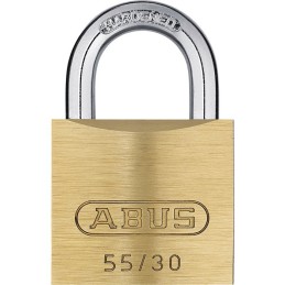 Cadenas laiton massif série 55 Abus - Anse 13 mm - Longueur 30 mm