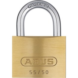 Cadenas laiton massif série 55 Abus - Anse 24 mm - Longueur 50 mm