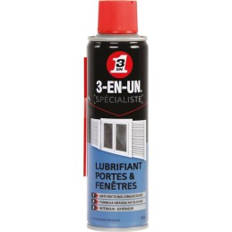 Lubrifiant portes & fenêtres 3 en 1 - Aérosol 250 ml