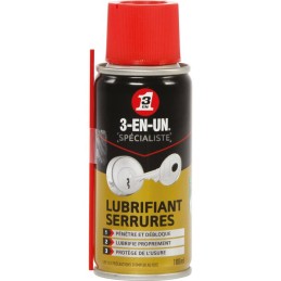 Lubrifiant serrures 3 en 1 - Aérosol 100 ml